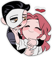 Fantasma De La Opera Couple Sticker by Royalavera