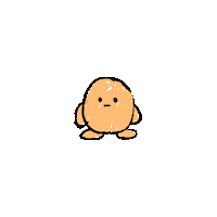 IamPota adorable vegan friend character Sticker