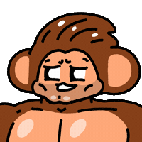 Monkey Flex Sticker