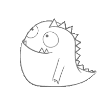 Monster Thumbs Up Sticker by Breden Kids