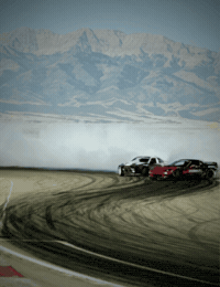 Drifting Red Car GIF