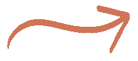 Arrow Orange Sticker