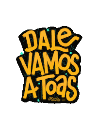 Typography Lettering Sticker