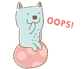 SweetSummer giphyupload oops majory Sticker