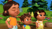 Dance Camping GIF by Moonbug