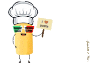 Chef Italy Sticker by Spaghetti & Stars