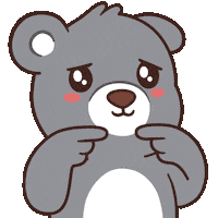 Sad Aww Sticker by BEARISH