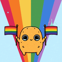 Rainbow Love GIF by Sad Nuggie