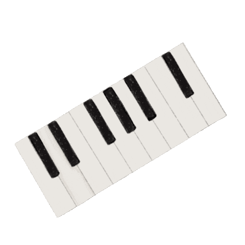 Piano Keyboard Sticker