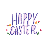 Easter Bunny Cheers Sticker by BrittDoesDesign