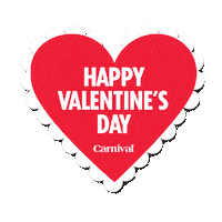 i love you heart Sticker by Carnival Cruise Line