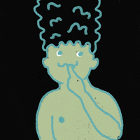 darjalewinchalem animation illustration quarantine pick nose GIF