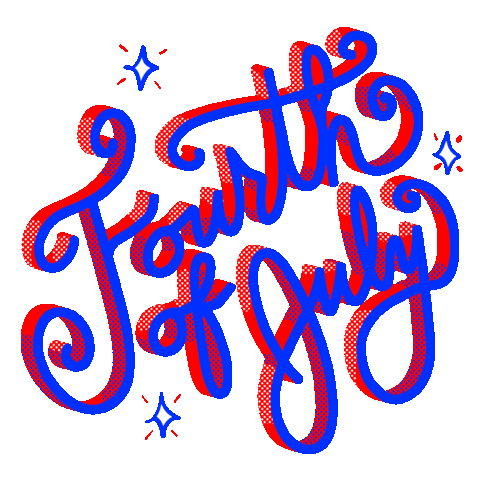 Independence Day Usa Sticker by megan lockhart