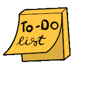 To Do Book Sticker
