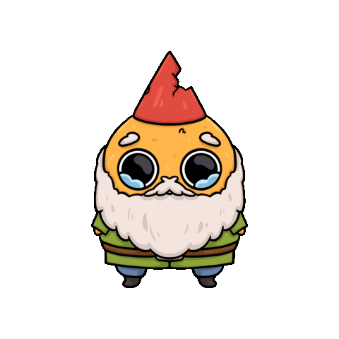 Garden Gnome Sticker by Sad Nuggie