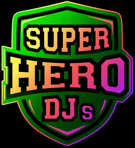 superhero_djs giphystrobetesting dj super hero GIF