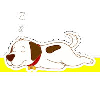 Tired Good Night Sticker by HooplaKidz Official