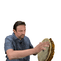 Roll Tambourine Sticker by Black Swamp Percussion