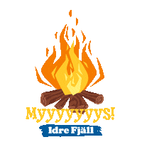 Idre_fjall snowboard brasa sno vinter Sticker