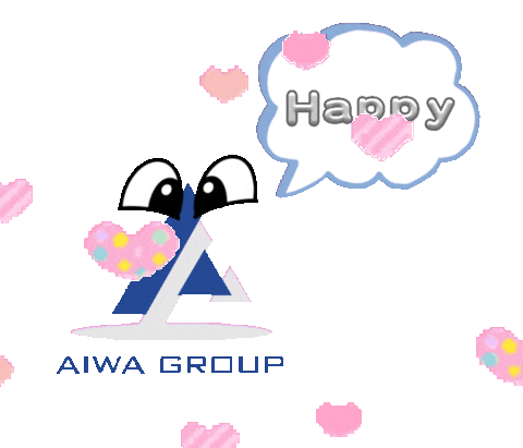 Aiwa Happy Sticker by Aiwa Group
