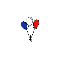 France Party Sticker