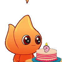 Fire 9Th Anniversary Sticker by Playember