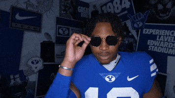 Byu Football Shades GIF by BYU Cougars