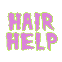 Hairhelp Sticker by bleach_london