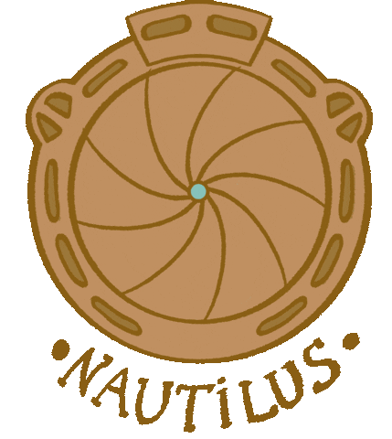 Katikut steampunk submarine nautilus aperture Sticker