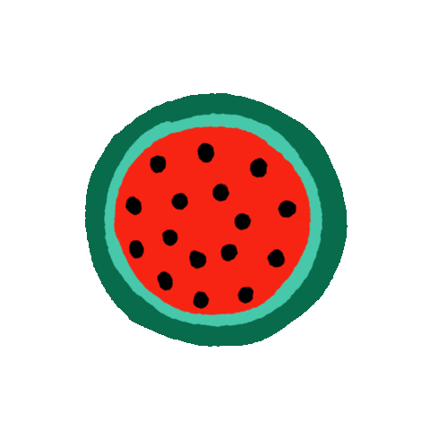 summer fruit party Sticker by Eliott Bulpett