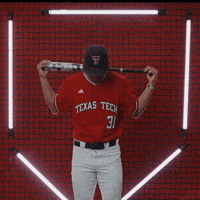Damian Bravo GIF by Texas Tech Baseball