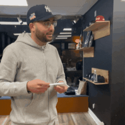 SinceNYC glasses hip hop no way yankees GIF