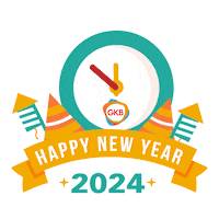 New Year Health Sticker by GKB