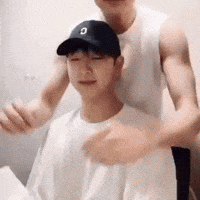 Tank Top Hug GIF