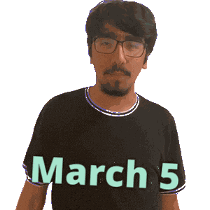 March 5Th Sticker