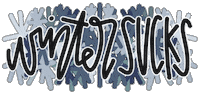 LexieAF snow winter cold Sticker