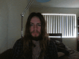 tired long hair GIF