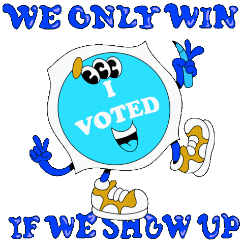 Election 2020 Win Sticker by INTO ACTION
