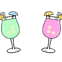Drink Up Happy Hour Sticker by Fatman