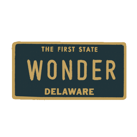 Gold Flag Sticker