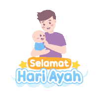 temanbumilofficial ayah temanbumil fatherday hariayah Sticker