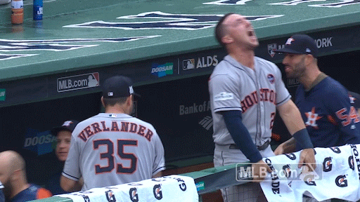 Yelling Houston Astros GIF by MLB