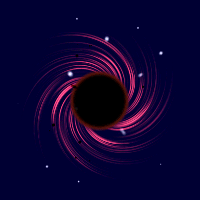 black hole GIF