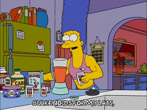 marge simpson shake GIF