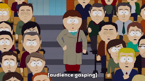 shocked liane cartman GIF by South Park 