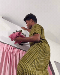 Scared Mom GIF