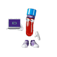 Laptop Dela Sticker by Puhti / Vital