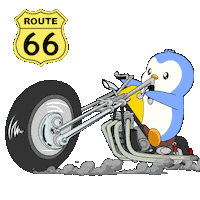 Road Trip Penguin Sticker by Pudgy Penguins