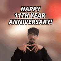 Happy 11 Year Anniversary GIF