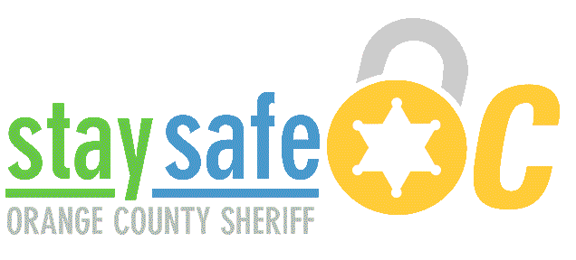 stay safe orange county Sticker by Orange County Sheriff's Dept